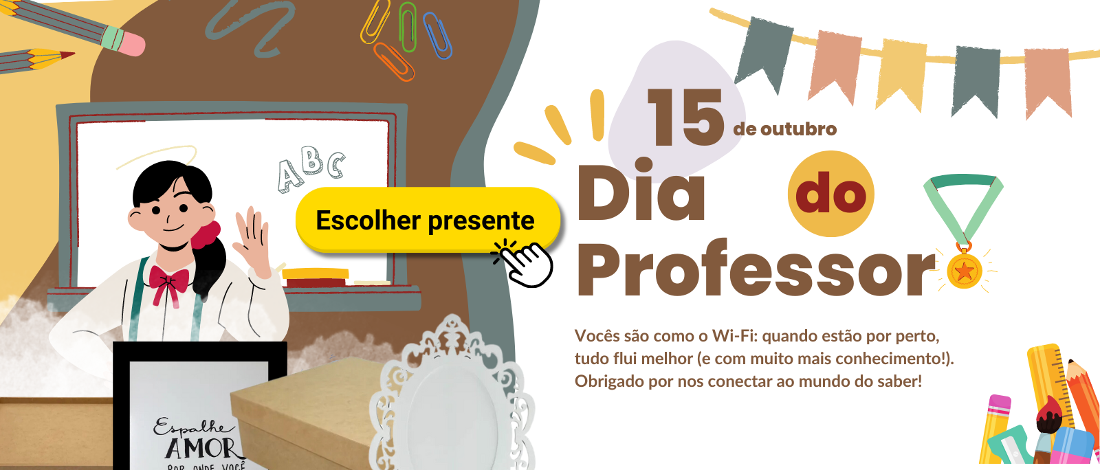 banner dia do professor 2024